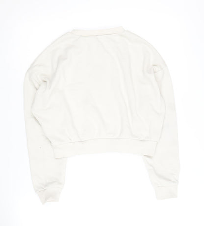 New Look Girls White Pullover Sweatshirt - 12-13 Years
