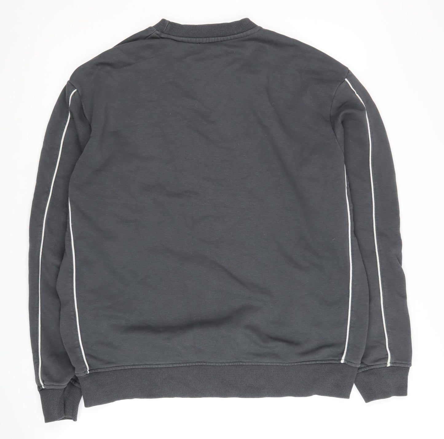 Mens UK Size L New Look Grey Pullover Sweatshirt