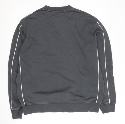 Mens UK Size L New Look Grey Pullover Sweatshirt