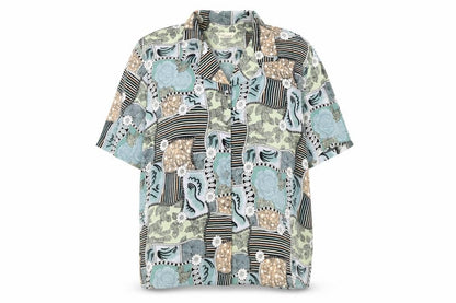 Design Essentials Women's Multicoloured Plus Button-Up
