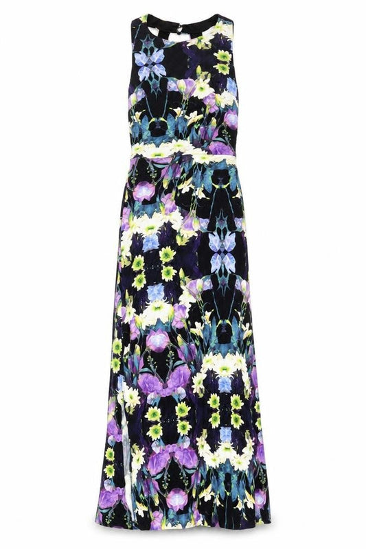 Front view of Miss Selfridge Women's Multicoloured Floral Dress