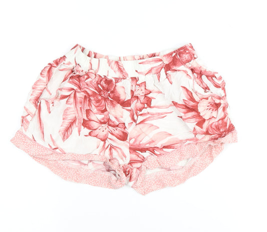 Next Women's Floral Viscose Shorts Size 6