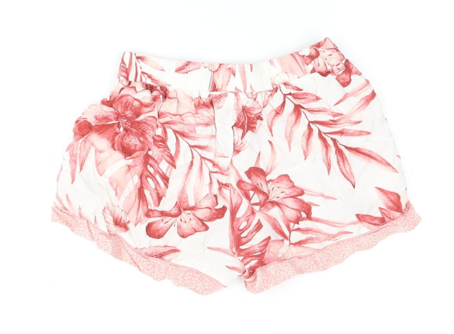 Next Women's Floral Viscose Shorts Size 6