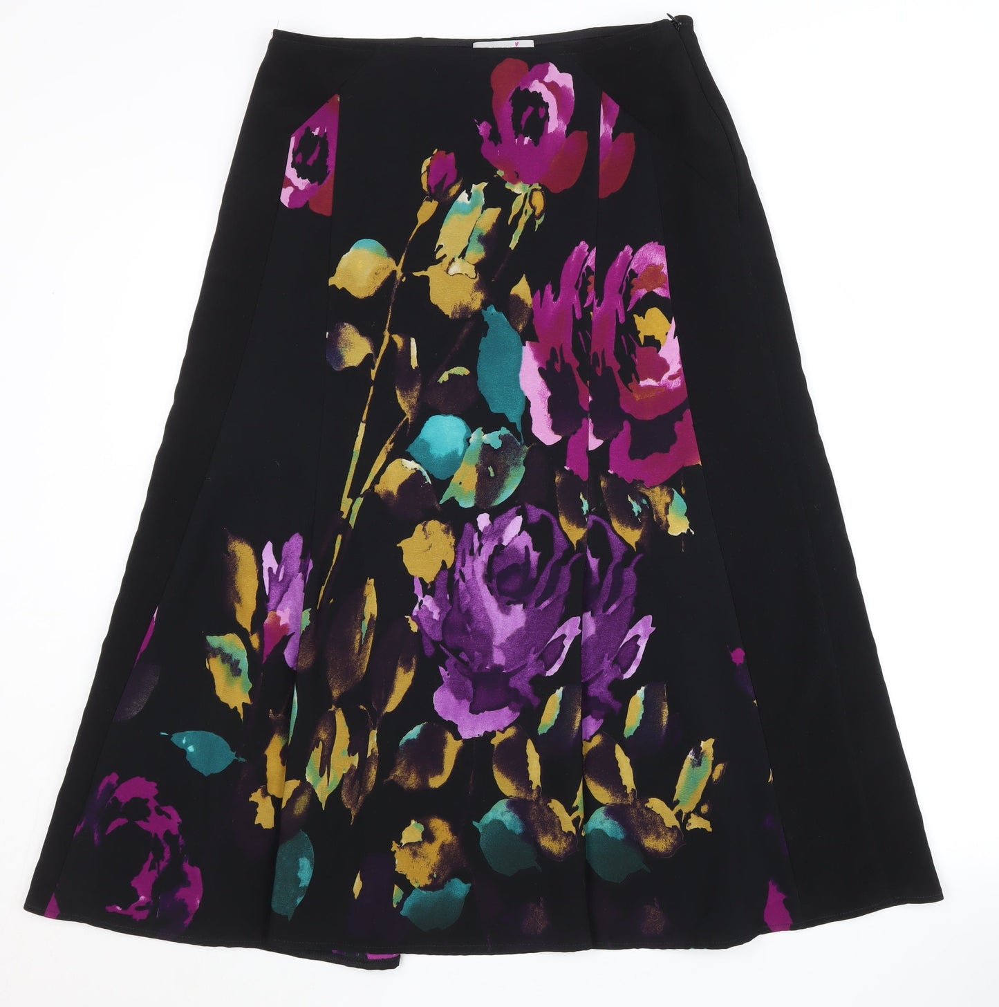 Marks and Spencer Women's Multicoloured A-Line Skirt Size 10