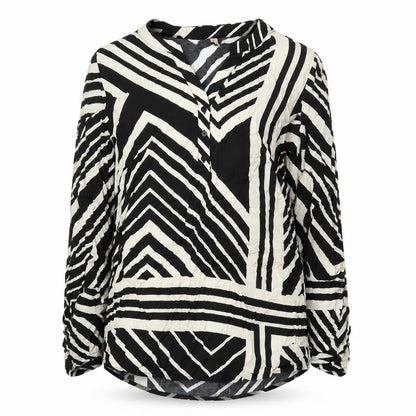 Womens UK Size M Soyaconcept Black Tunic Blouse
