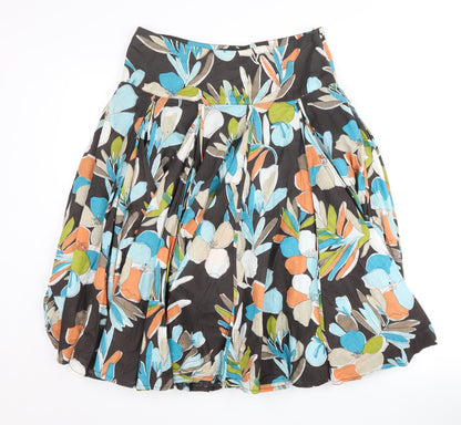 Linea Women's Multicoloured Floral Skirt Size 8