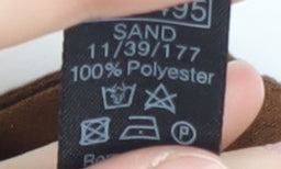 M&Co Women's Brown Skirt Size 12 with Pockets