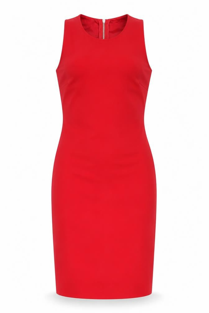 Zara Women's Red Sleeveless Dress XS