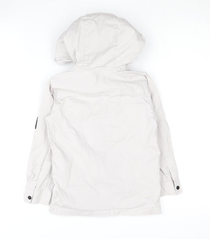 River Island Boys White Hooded Jacket 5-6 Years