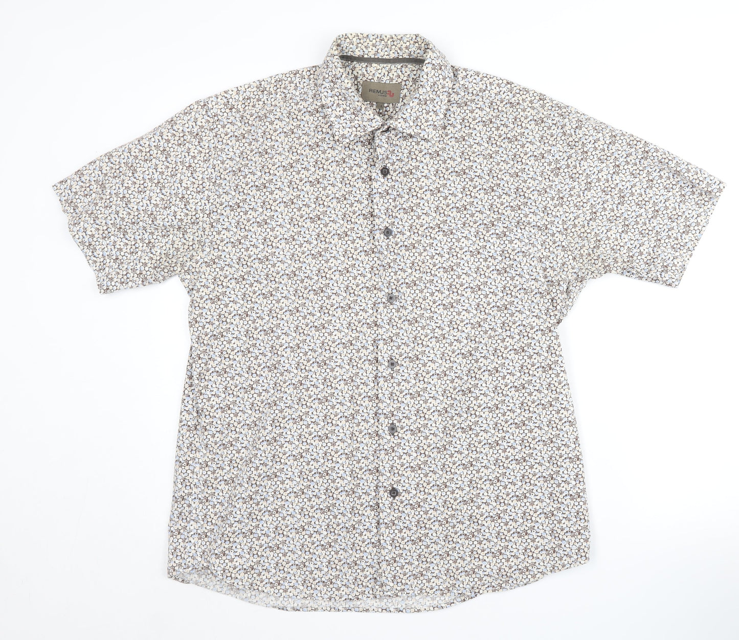 Remus Uomo Men's Multicoloured L Button-Up Shirt
