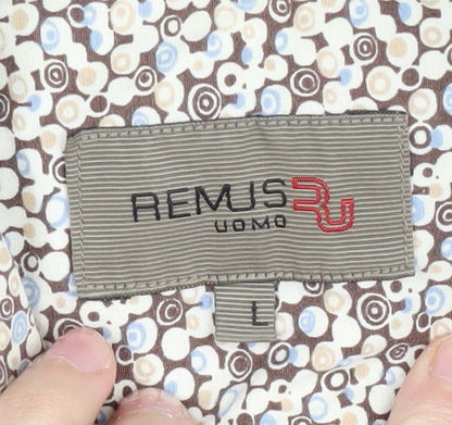 Remus Uomo Men's Multicoloured L Button-Up Shirt