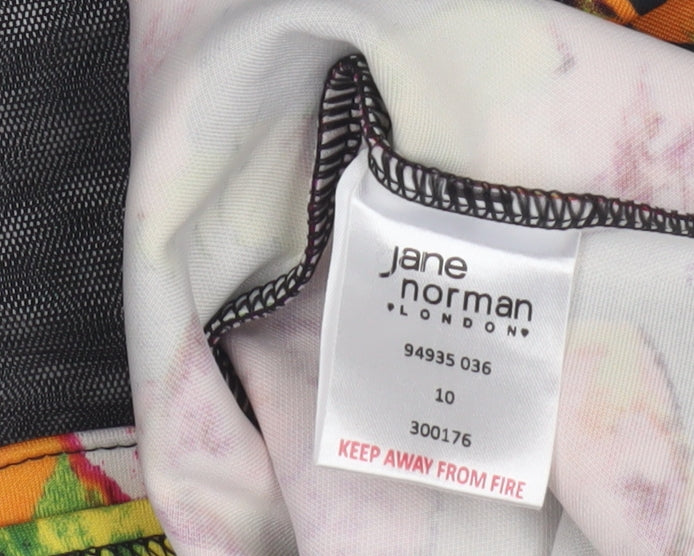 Jane Norman Women's Multicoloured Floral Tank Top Size 10