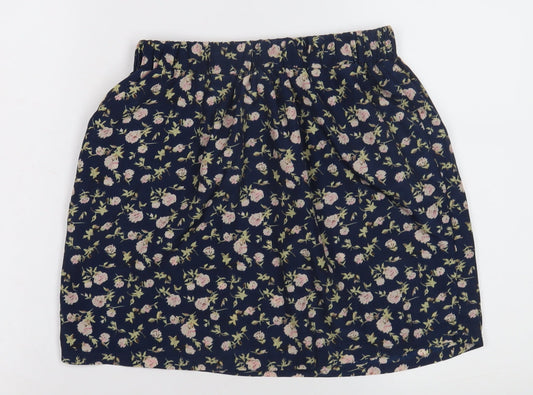 Brave Soul Women's Floral Mini Skirt - Size S, Multicoloured