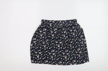 Brave Soul Women's Floral Mini Skirt - Size S, Multicoloured