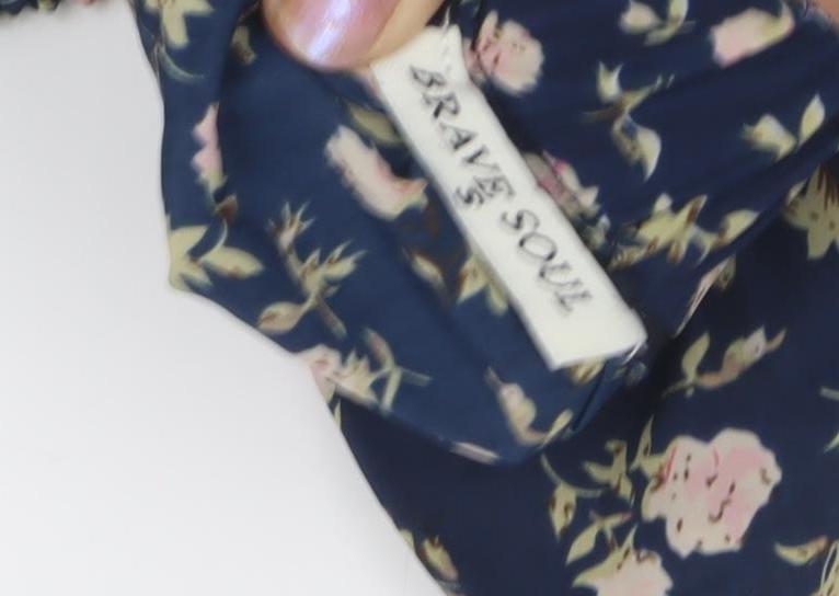 Brave Soul Women's Floral Mini Skirt - Size S, Multicoloured