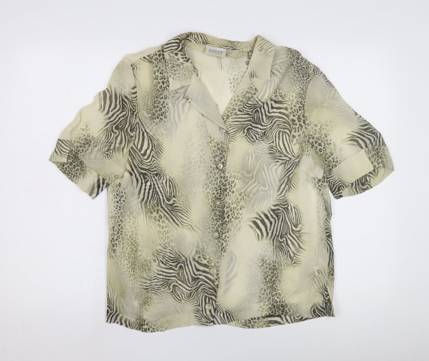 Basler Women's Animal Print Blouse, Size 12, Multicoloured