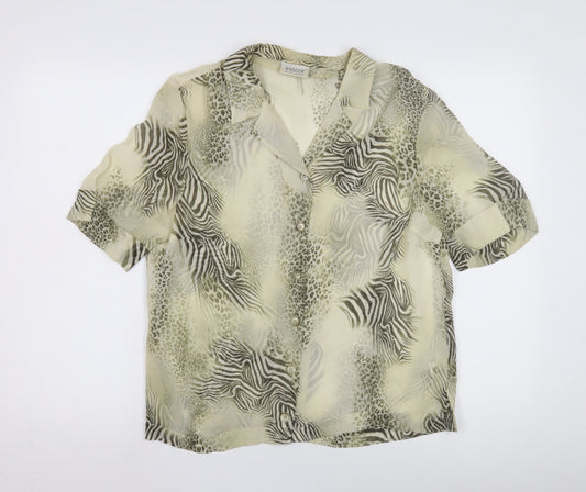 Basler Women's Animal Print Blouse, Size 12, Multicoloured