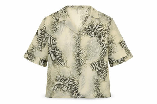 Basler Women's Animal Print Blouse, Size 12, Multicoloured