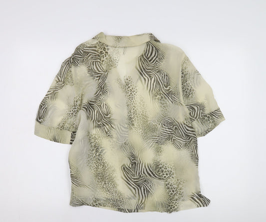 Basler Women's Animal Print Blouse, Size 12, Multicoloured