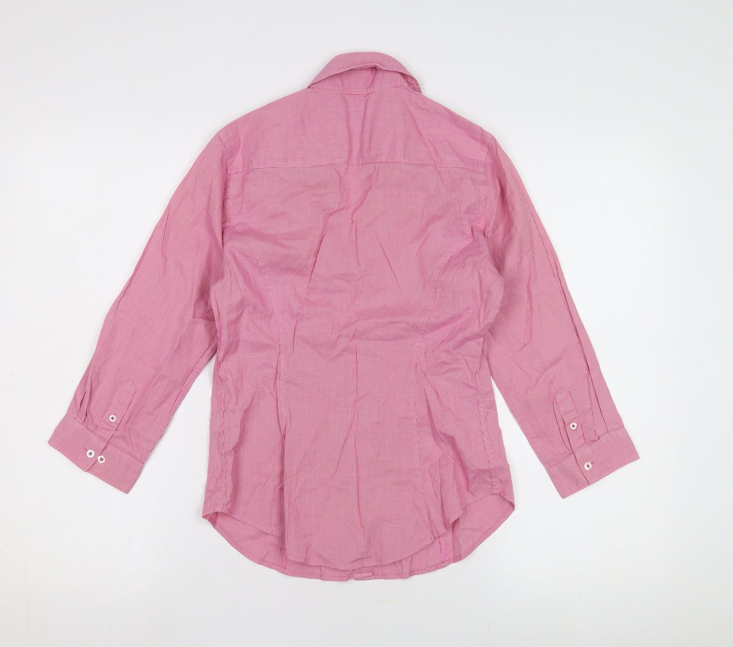 Womens UK Size 6 TM Lewin Pink Basic Button-Up