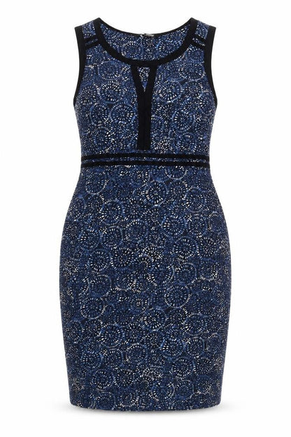 Debenhams Women's Blue Sheath Dress Size 12
