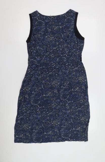 Debenhams Women's Blue Sheath Dress Size 12