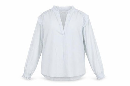 Womens UK Size XS J.CREW White Basic Blouse