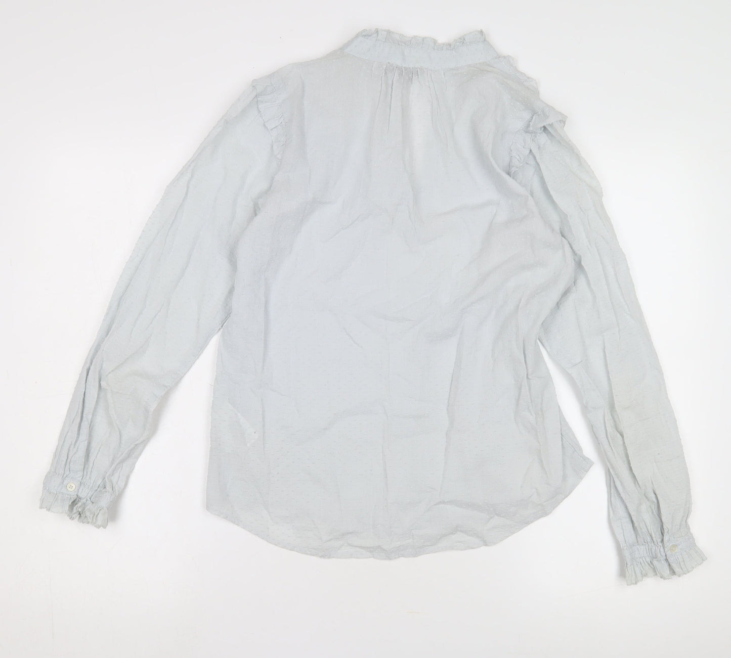 Womens UK Size XS J.CREW White Basic Blouse