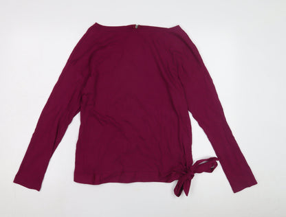 Womens UK Size 10 s.Oliver Red Basic Blouse