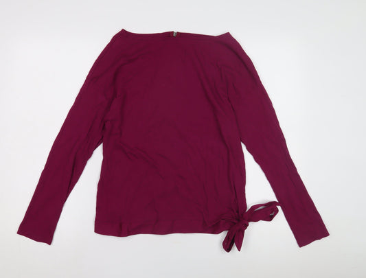 Womens UK Size 10 s.Oliver Red Basic Blouse