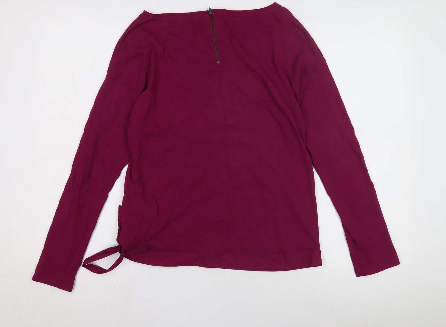 Womens UK Size 10 s.Oliver Red Basic Blouse