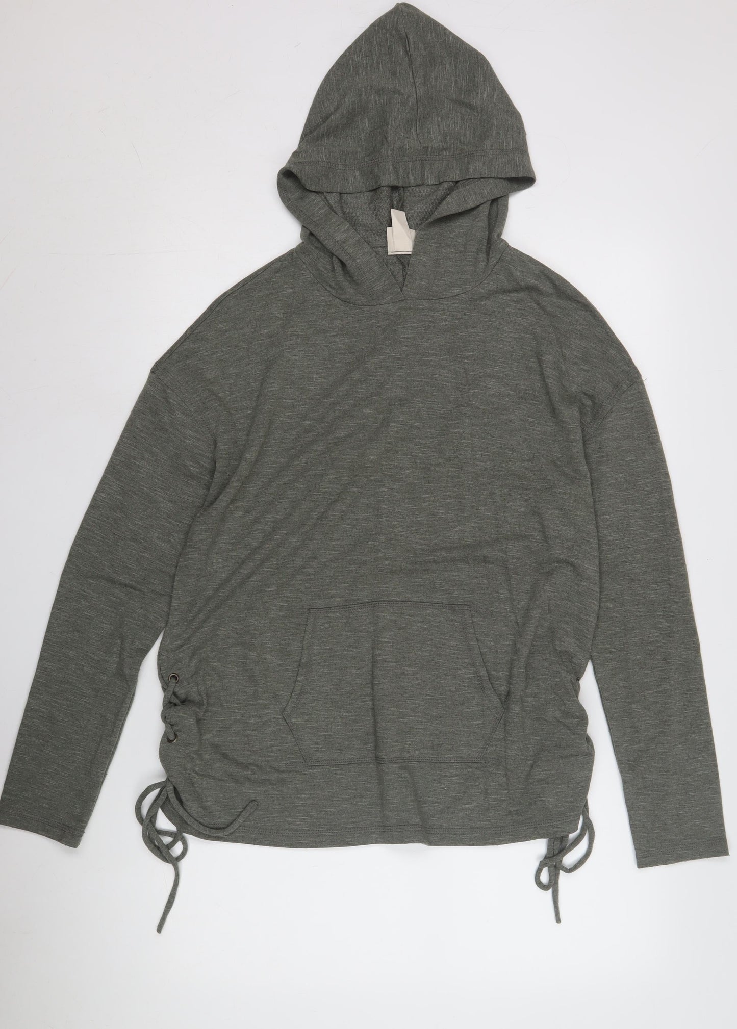 Mossimo Women's Grey Hoodie - Size M, Casual Relaxed Fit