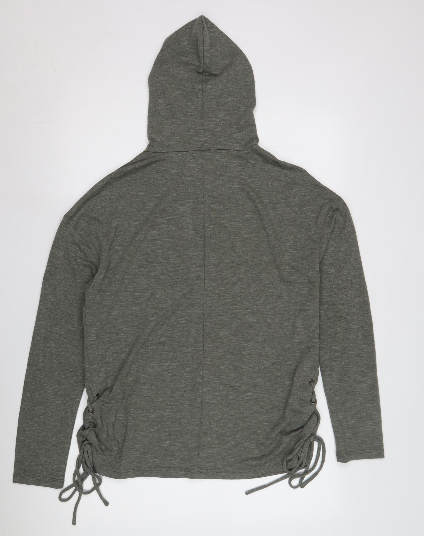 Mossimo Women's Grey Hoodie - Size M, Casual Relaxed Fit