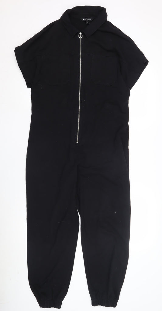 Whistles Women's Black Jumpsuit Size 32