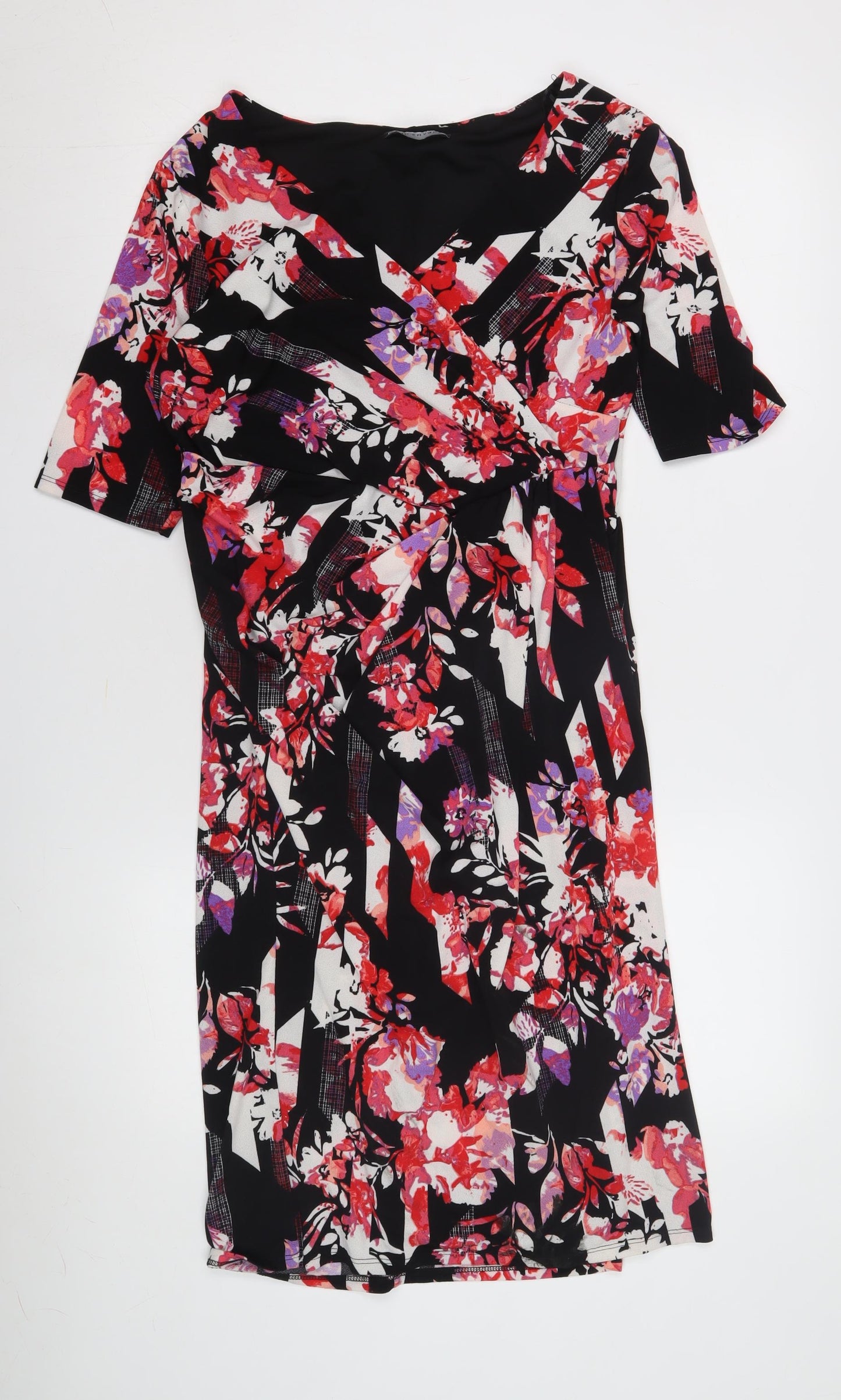 David Emanuel Women's Multicoloured Floral Dress Size 10