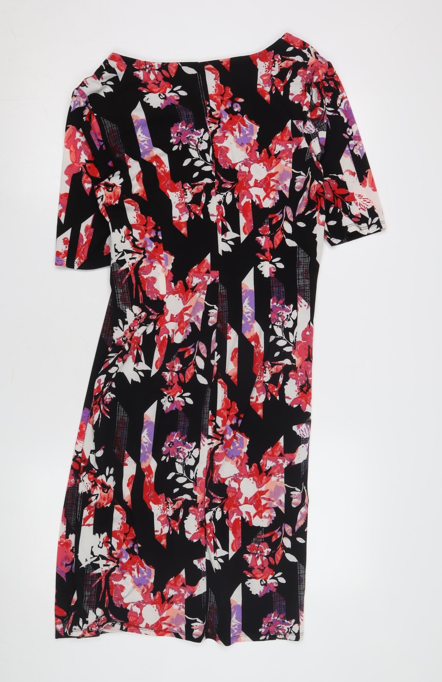 David Emanuel Women's Multicoloured Floral Dress Size 10