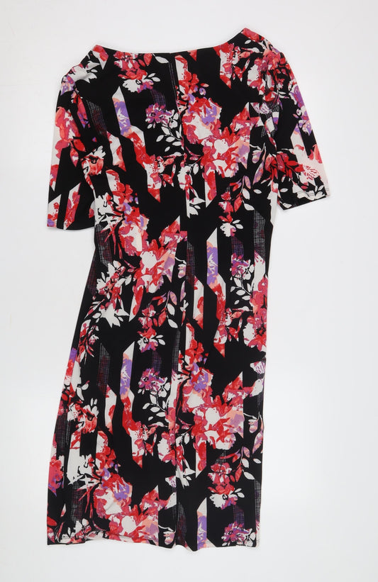 David Emanuel Women's Multicoloured Floral Dress Size 10