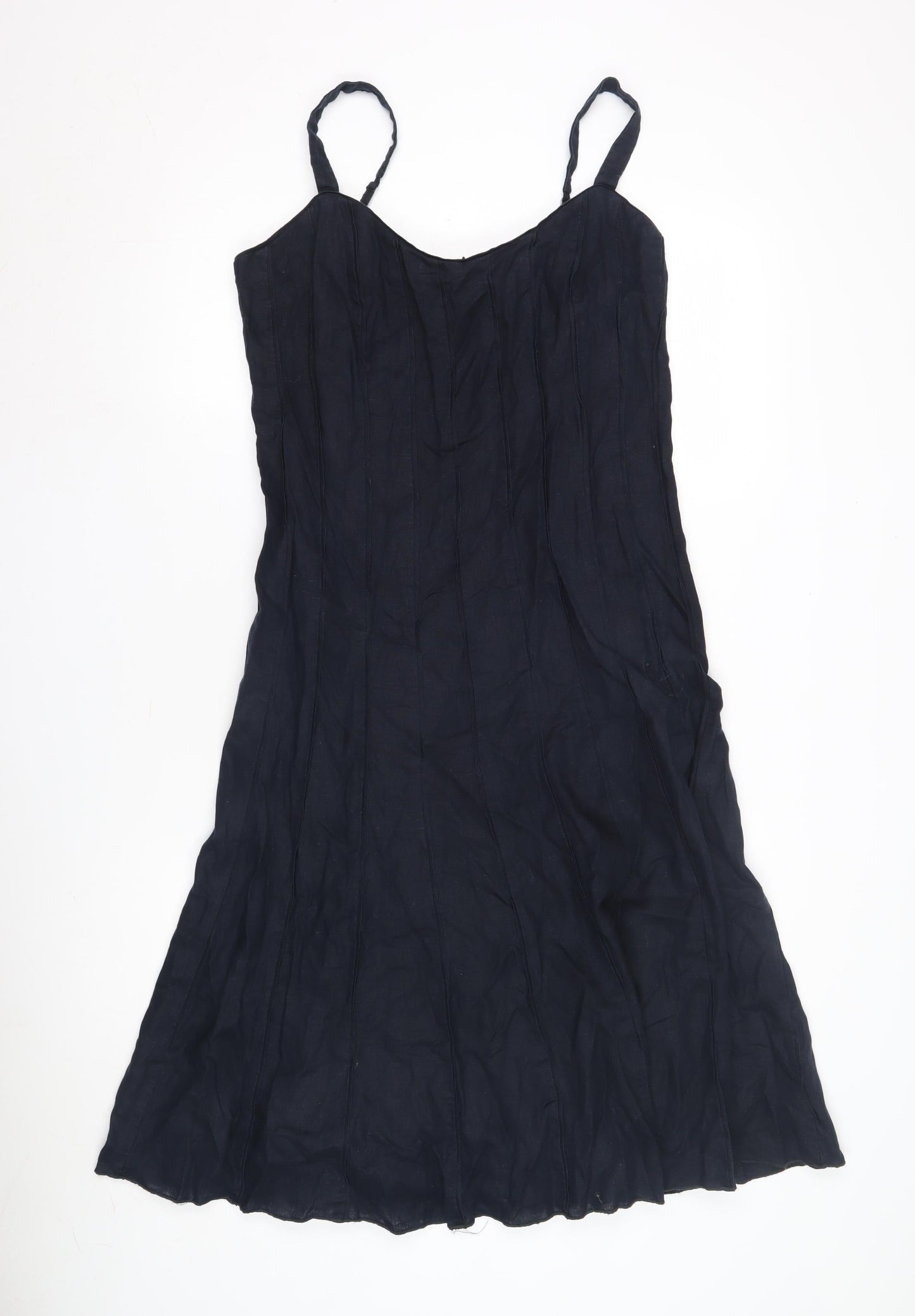 Per Una Women’s Blue Cotton Slip Dress Size 12