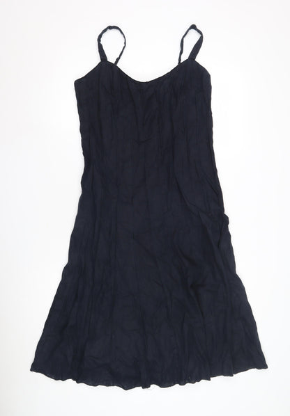 Per Una Women’s Blue Cotton Slip Dress Size 12