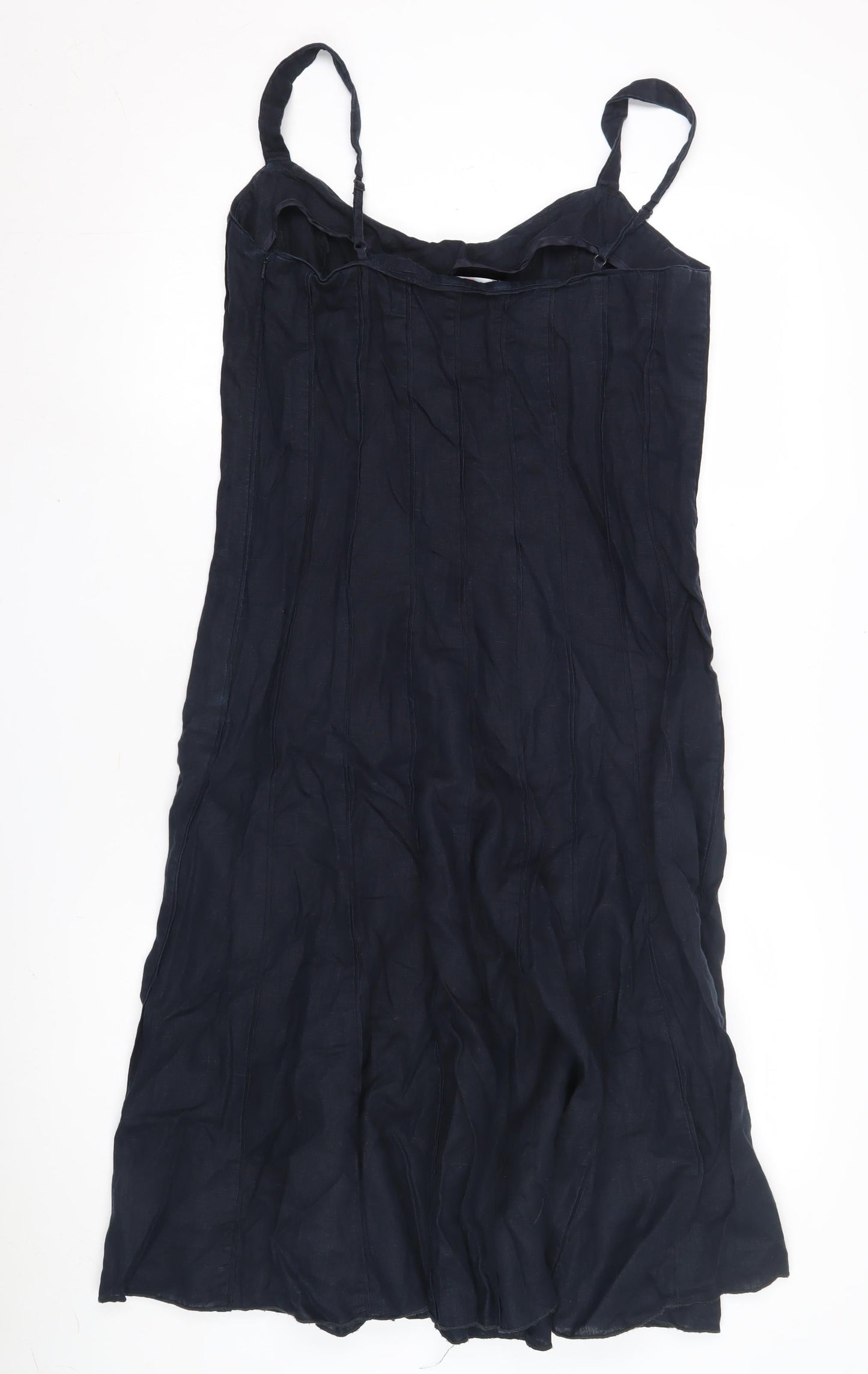 Per Una Women’s Blue Cotton Slip Dress Size 12