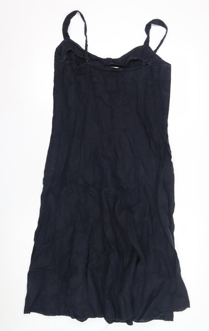 Per Una Women’s Blue Cotton Slip Dress Size 12