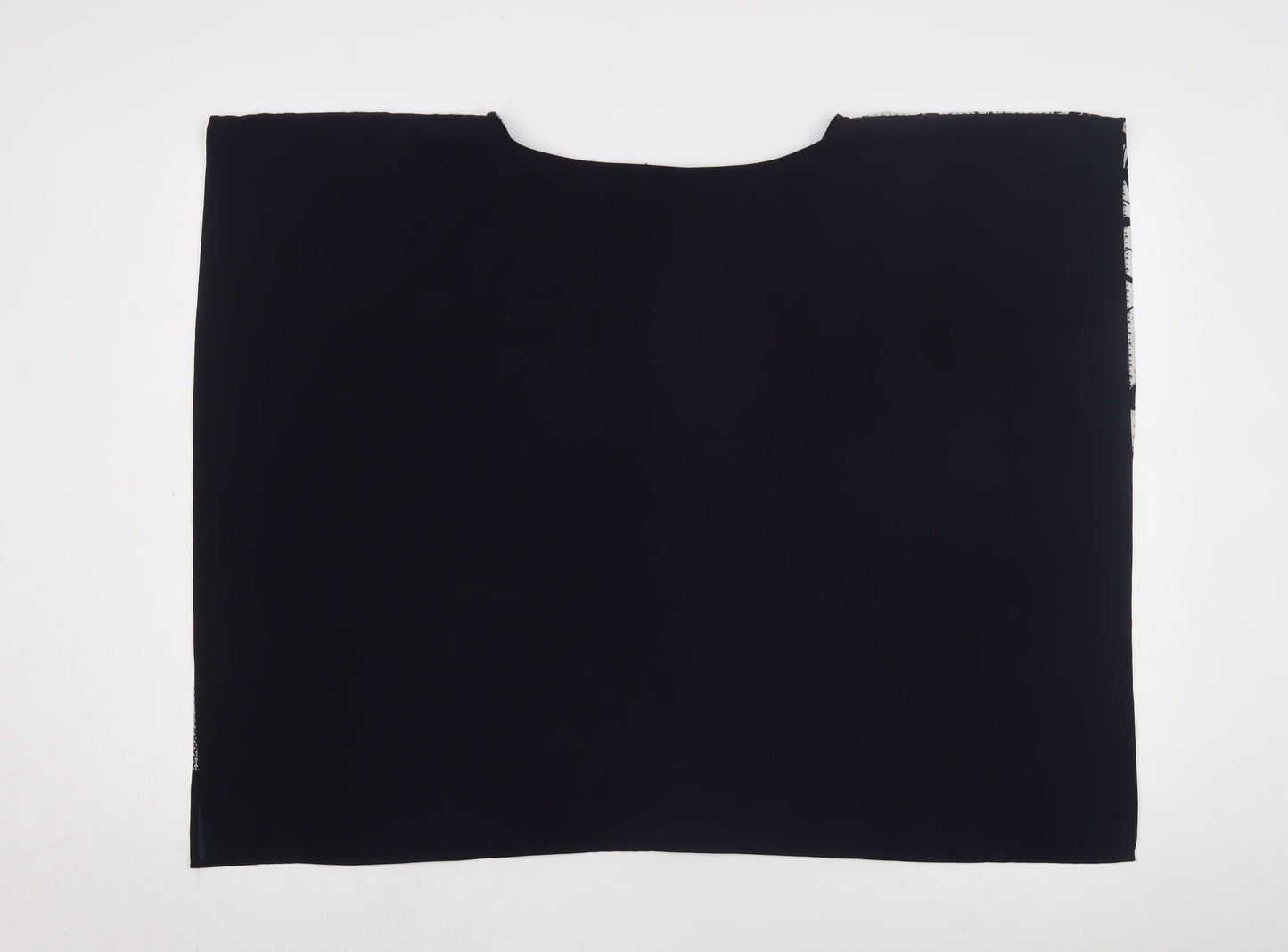Womens UK Size 12 French Connection Black Tunic Blouse