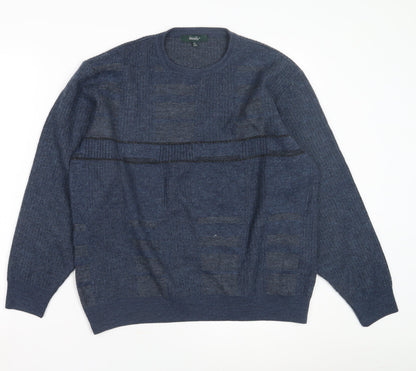 Wolsey Men's XL Blue Pullover Crew Neck Jumper