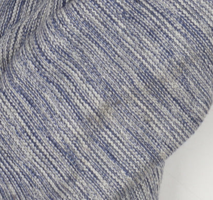 Tommy Hilfiger Men's Blue L Knit Cotton Pullover Jumper