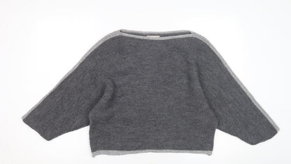 Womens UK Size S Carina Ricci Grey Pullover Jumper