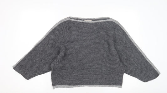 Carina Ricci Women's Grey Pullover Jumper Size S
