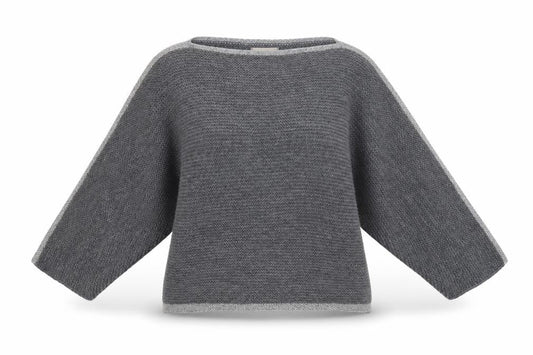 Womens UK Size S Carina Ricci Grey Pullover Jumper