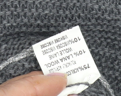 Womens UK Size S Carina Ricci Grey Pullover Jumper