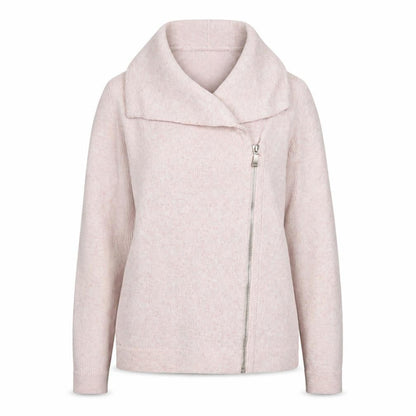 Womens UK Size M Viyella Pink Full Zip Jumper