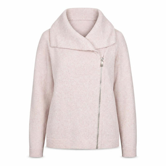 Womens UK Size M Viyella Pink Full Zip Jumper